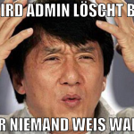 lowbird admin löscht bilder aber niemand weis waru