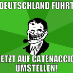 Deutschland führt jetzt auf Catenaccio umstellen!