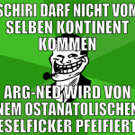 schiri darf nicht vom selben kontinent kommen Arg-