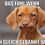 das fühl wenn  man gleich gebannt wird