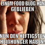 auf einem food blog hängen geblieben nun den hefti