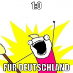 1:0 für deutschland