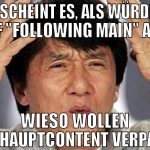 Warum scheint es, als würden leute nur auf 