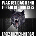 Was ist das denn für ein behindertes Tagesthemen-i