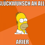 glückwunsch an alle arier