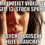 kumpel zeigt video wie 2 ausem 13. stock springen 