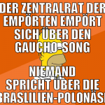 der zentralrat der empörten empört sich über den g