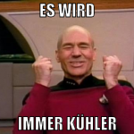 ES WIRD IMMER KÜHLER