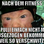 nach dem fitness den pulli einfach nicht mehr ausg