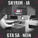 skyrim - ja gta sa - nein