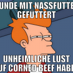 Hunde mit Nassfutter gefüttert unheimliche Lust au