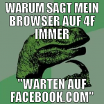 Warum sagt mein browser auf 4f immer 
