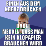 einen aus dem kreuz drücken dabei merken, dass man