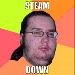 steam down