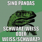 Sind pandas schwarz/weiß oder weiß/schwarz?