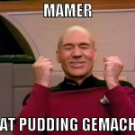 MAMER HAT PUDDING GEMACHT