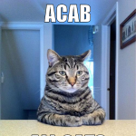 ACAB All Cats are beautiful