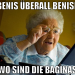 benis überall benise wo sind die baginas