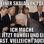 auf einer skala von 1 bis 10 ich mache mir jetzt r