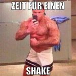 zeit für einen shake