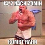 14/2 nach 20min kombt rahn