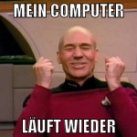 mein computer läuft wieder