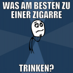 was am besten zu einer zigarre trinken?
