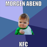 morgen abend kfc