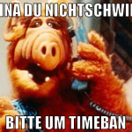 martina du nichtschwimmer bitte um timeban