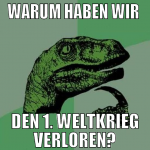 warum haben wir  den 1. weltkrieg verloren?