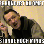 vierhundert kilometer mal stunde hoch minus eins