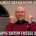 eltern heut abend nicht daheim von papis gutem fus