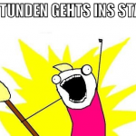 in 2 stunden gehts ins stadion