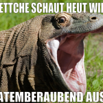Annettche schaut heut wieder atemberaubend aus
