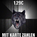 1,29€ MIT KARTE ZAHLEN