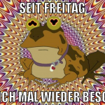 seit freitag endlich mal wieder besoffen