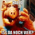 hallo ist da noch wer?