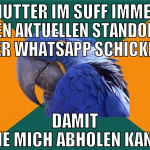 mutter im suff immer den aktuellen standort per wh