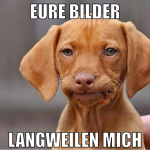 eure bilder langweilen mich