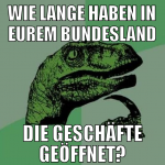 wie lange haben in eurem bundesland die geschäfte 