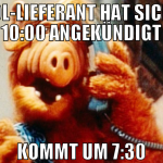 heizöl-lieferant hat sich auf 10:00 angekündigt ko