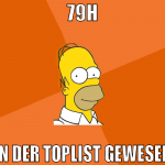 79h in der toplist gewesen