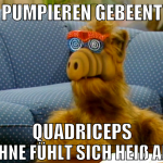pumpieren gebeent quadriceps sehne fühlt sich heiß