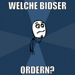 welche bidser ordern?