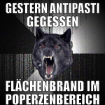gestern antipasti gegessen flächenbrand im poperze