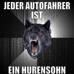 jeder autofahrer ist ein hurensohn