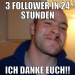 3 follower in 24 stunden ich danke euch!!