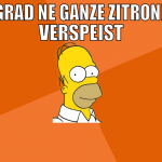grad ne ganze zitrone verspeist