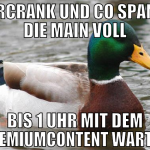 mrcrank und co spamt die main voll bis 1 uhr mit d
