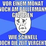 vor einem monat noch am ballermann gewesen  wie sc